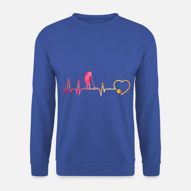 Krocket Herzschlag - Unisex Pullover - Royalblau