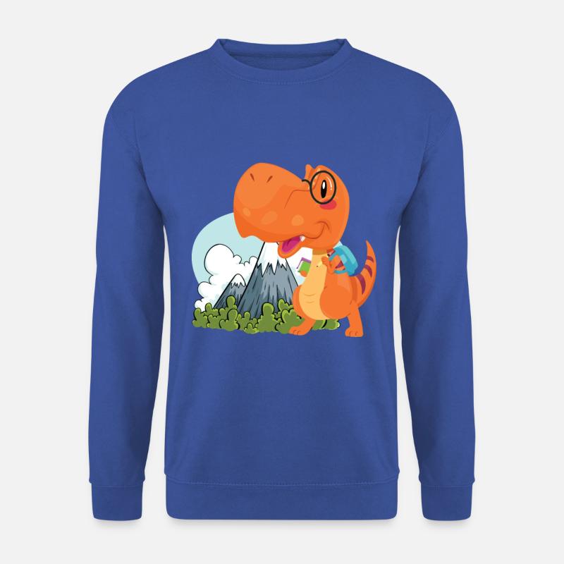 cool funny nerd Dino - Unisex Sweatshirt - royal blue