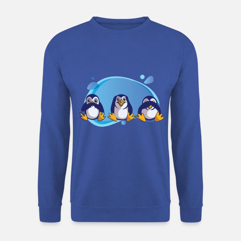 pinguin - Unisex Pullover - Royalblau