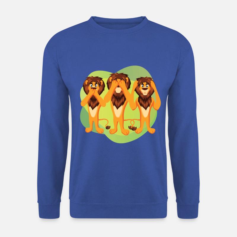 löwe - Unisex Pullover - Royalblau