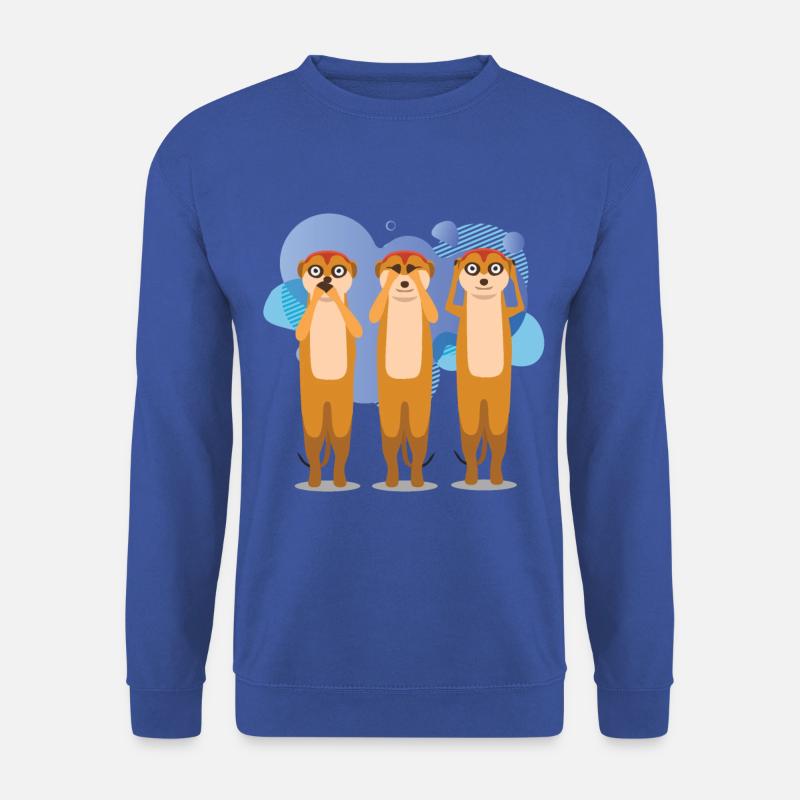 erdmänchen - Unisex Pullover - Royalblau