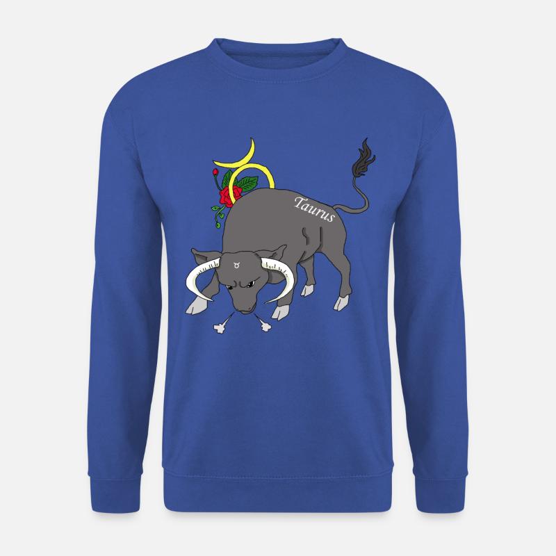 Sternzeichen Stier Geschenk Shirt - Unisex Pullover - Royalblau
