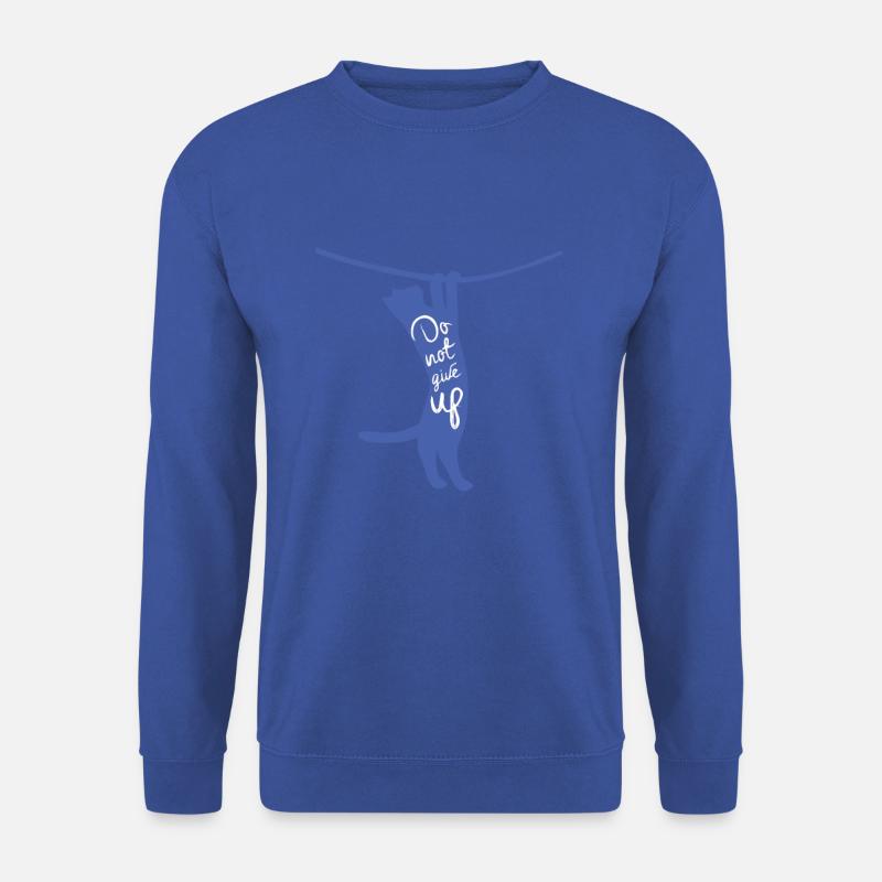 Motivation Katze Sport Süß Trend Geschenk - Unisex Pullover - Royalblau
