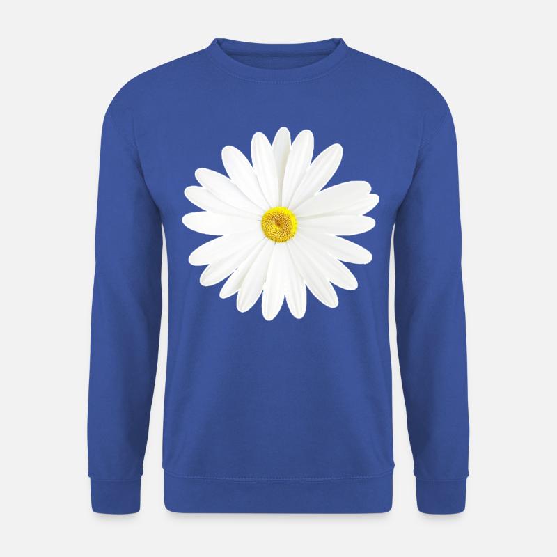 Daisy fleur blanche nature cadeau - Sweat-shirt Unisexe - bleu royal