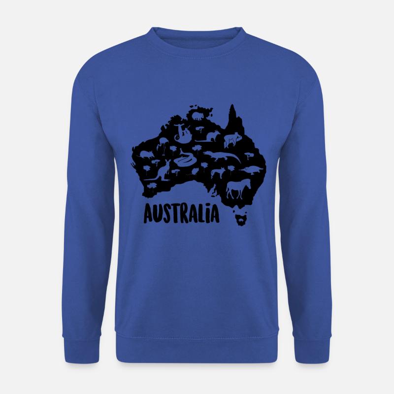 Australien Tiere Australien Känguru Koala Schnabel - Unisex Pullover - Royalblau