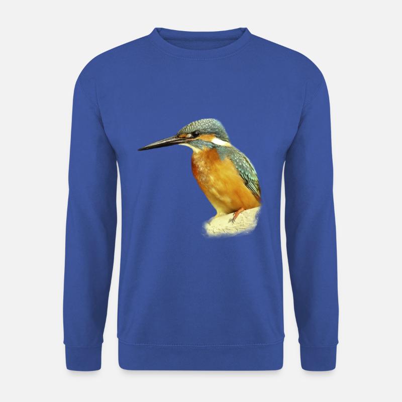 Kingfisher design illustration gift - Unisex Sweatshirt - royal blue