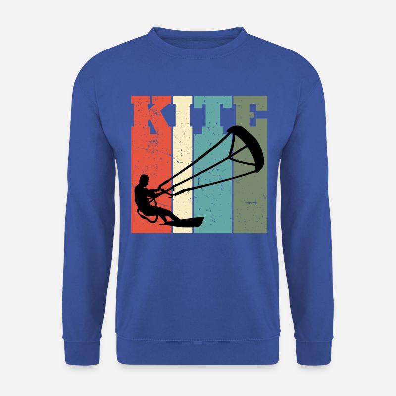 Kitesurfen Geschenk Kiteboarding Kitesurfer Gesche - Unisex Pullover - Royalblau