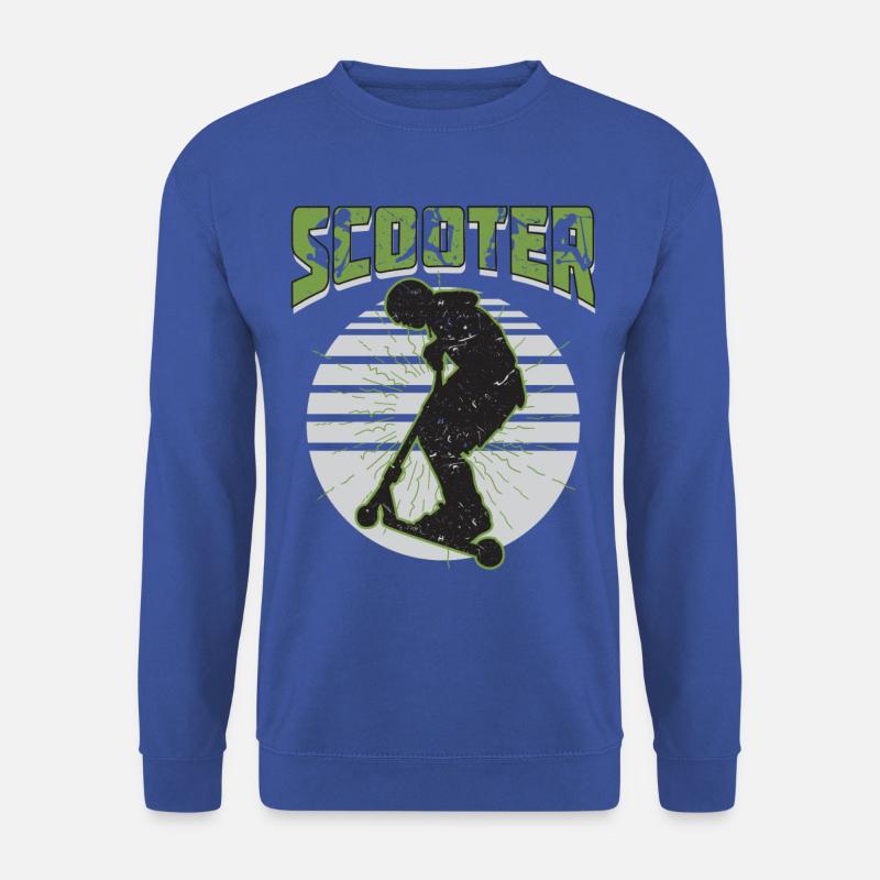 Scooter Stuntscooter Stunt Roller - Unisex Pullover - Royalblau