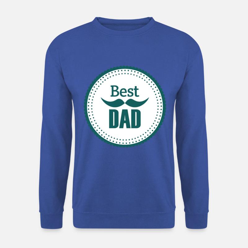 Best Dad Vater Daddy Papi Papa Dad - Unisex Pullover - Royalblau