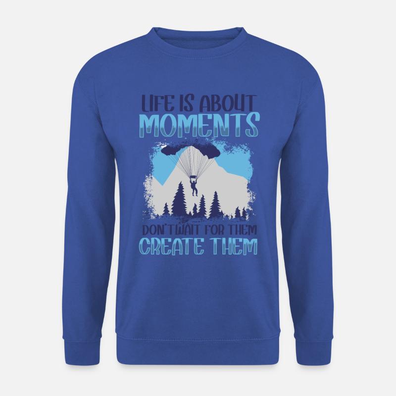 Gleitschirm Pilot Ausrüstung Gleitschirmflieger Pa - Unisex Pullover - Royalblau