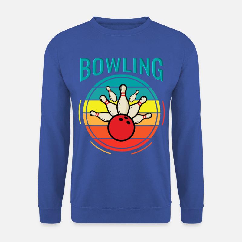 Bowling Retro - Unisex Pullover - Royalblau