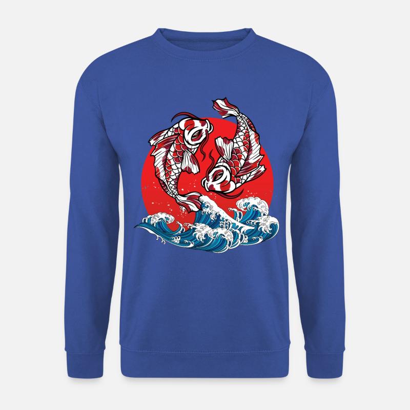Koi Fisch - Unisex Pullover - Royalblau