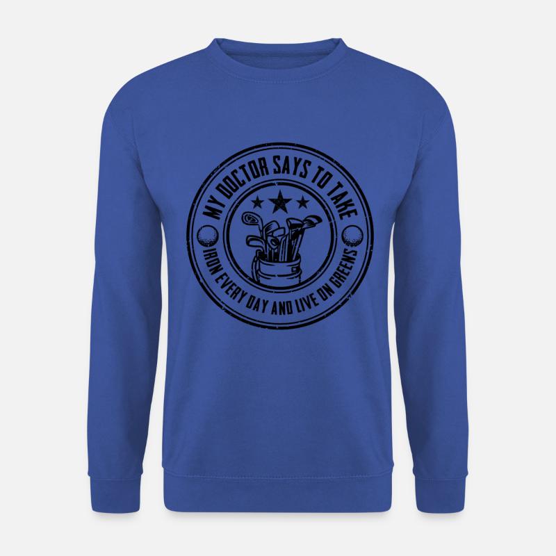 Golf Golfball Golfschläger Golfer Hole-in-One Golf - Unisex Pullover - Royalblau