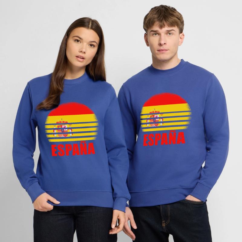 Spanien Spanische Flagge USA Mallorca Madrid Ameri Unisex Pullover