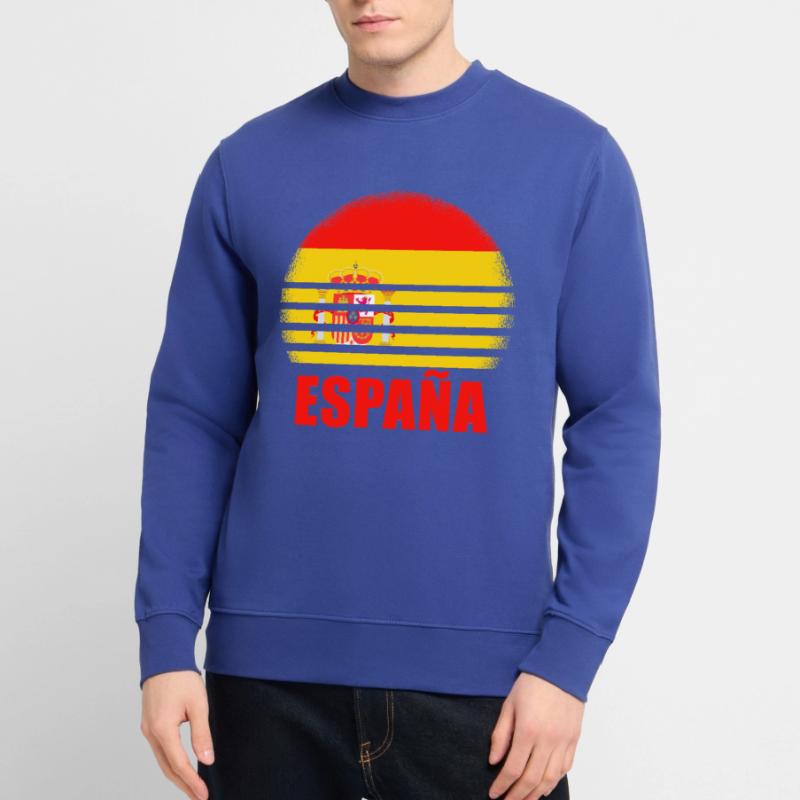 Spanien Spanische Flagge USA Mallorca Madrid Ameri Unisex Pullover