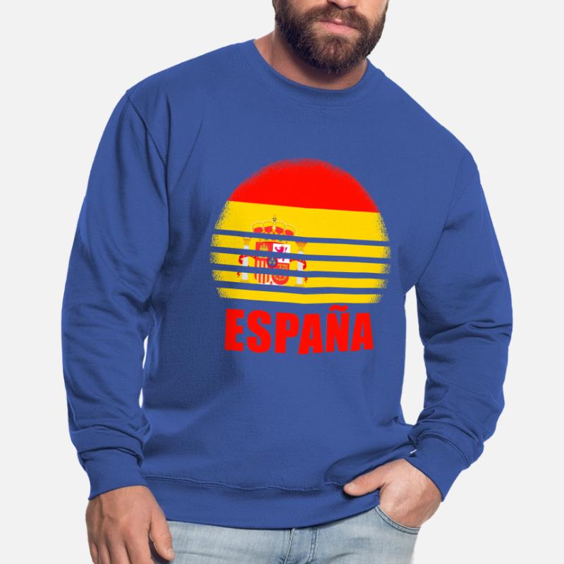 Spanien Spanische Flagge USA Mallorca Madrid Ameri Unisex Pullover