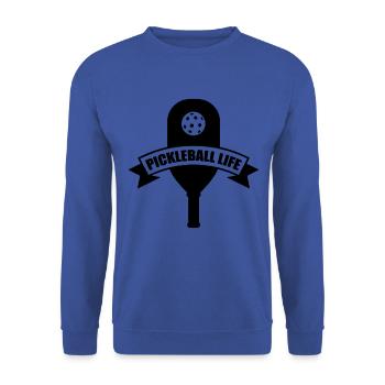 Pickleball Pickleball Player Pickleball Racket - Unisex Sweatshirt - royal blue - Front - Alina (178cm) & Michal (187cm)