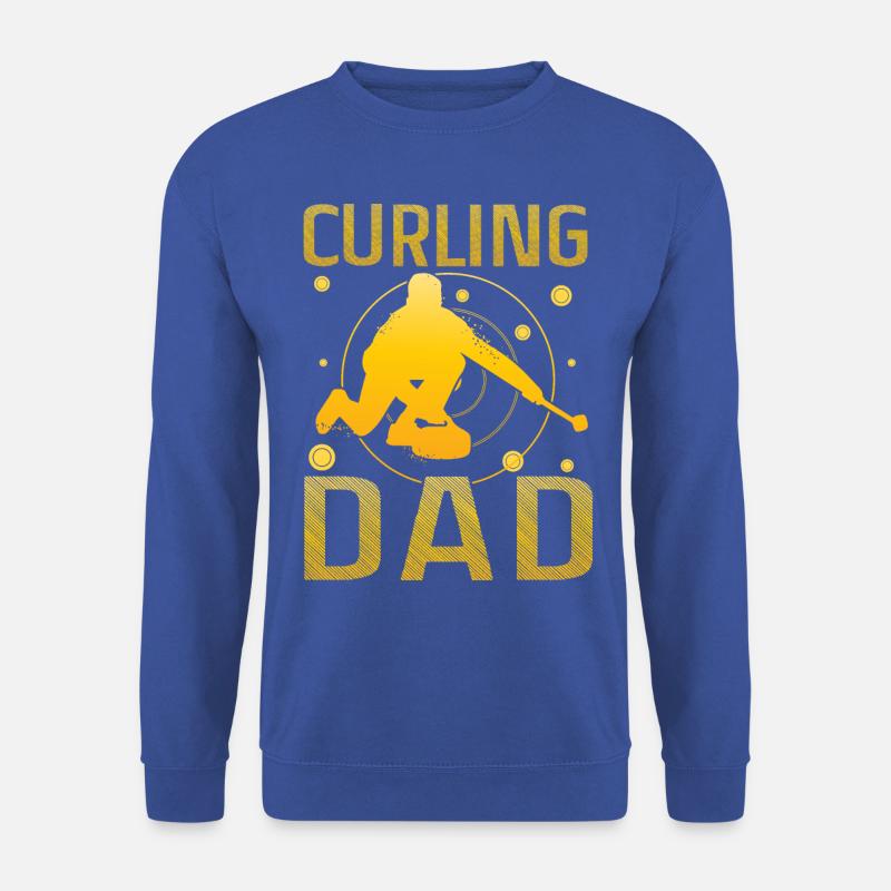 Curling Dad - Unisex Sweatshirt - royal blue