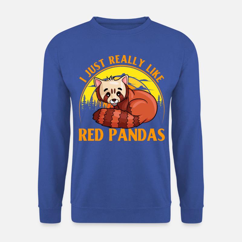 J’aime vraiment les pandas roux - Sweat-shirt Unisexe - bleu royal