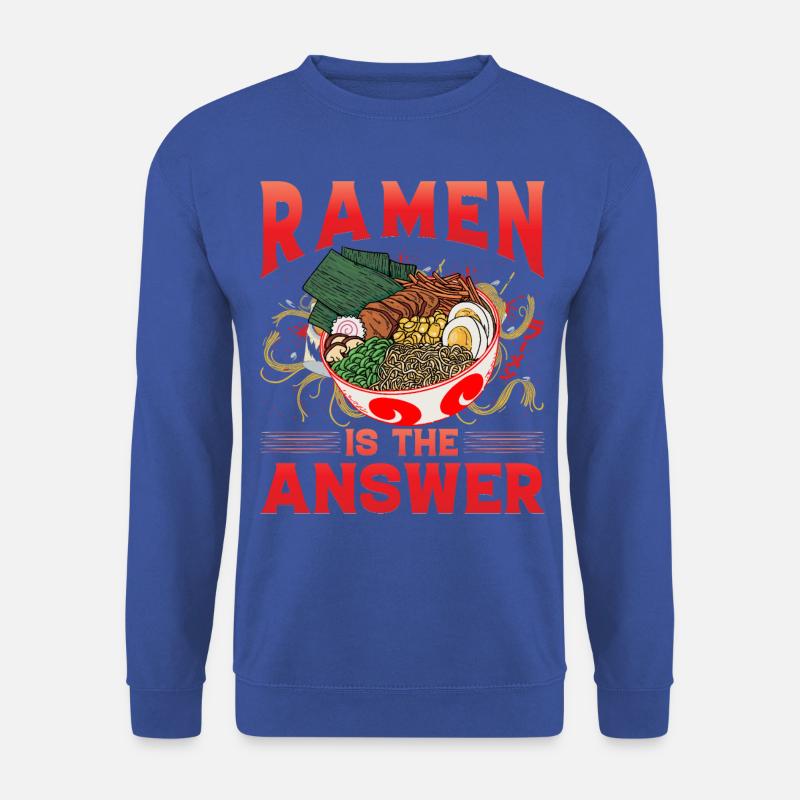 Ramen is the answer - Unisex Pullover - Royalblau