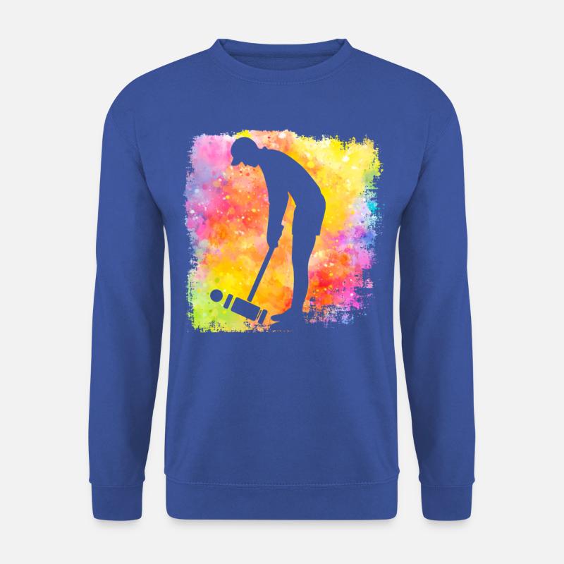 Krocket Retro - Unisex Pullover - Royalblau