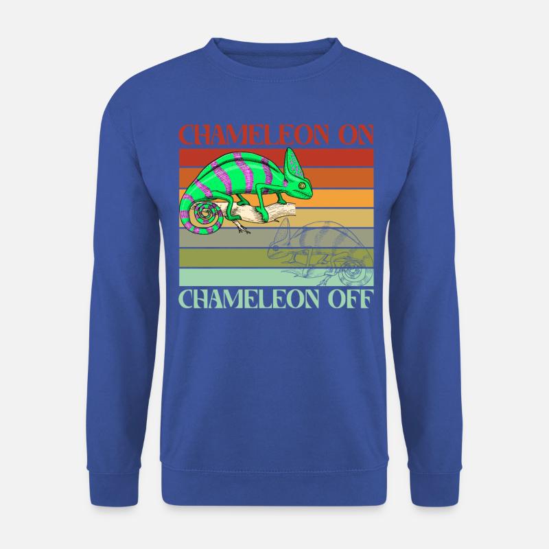Chameleon on Chameleon off - Unisex Sweatshirt - royal blue