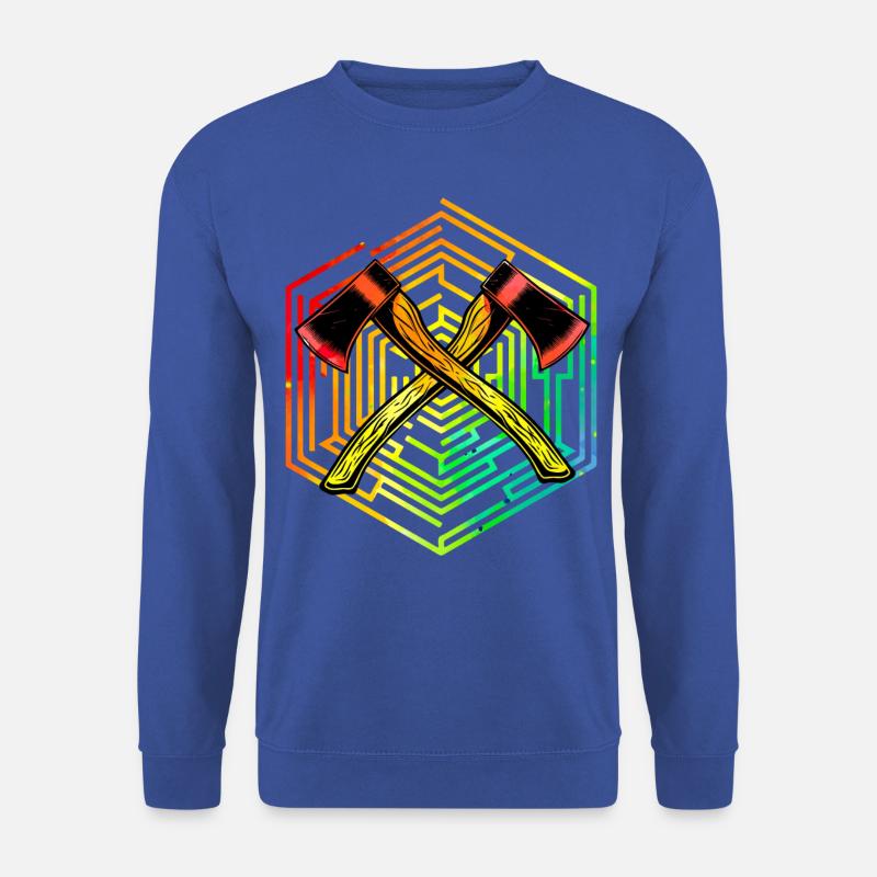 Axe throwing - Unisex Sweatshirt - royal blue
