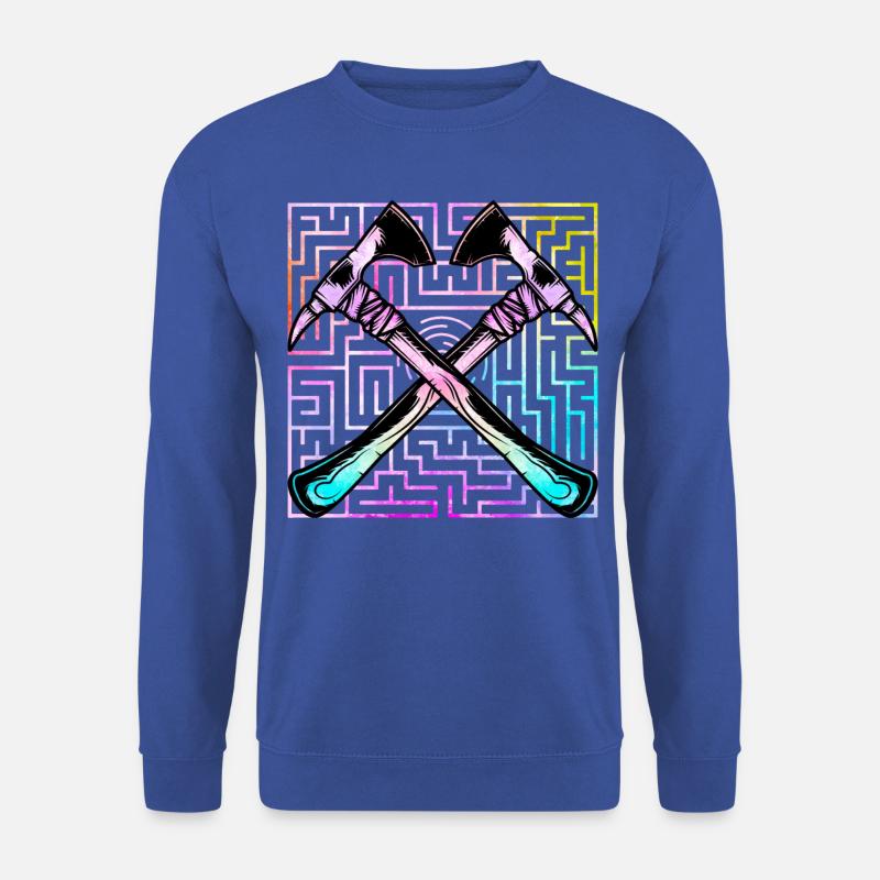 Axtwerfen - Unisex Pullover - Royalblau