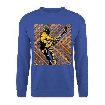 Lacrosse - Unisex Pullover - Royalblau - Vorne - Alina (178cm) & Michal (187cm)