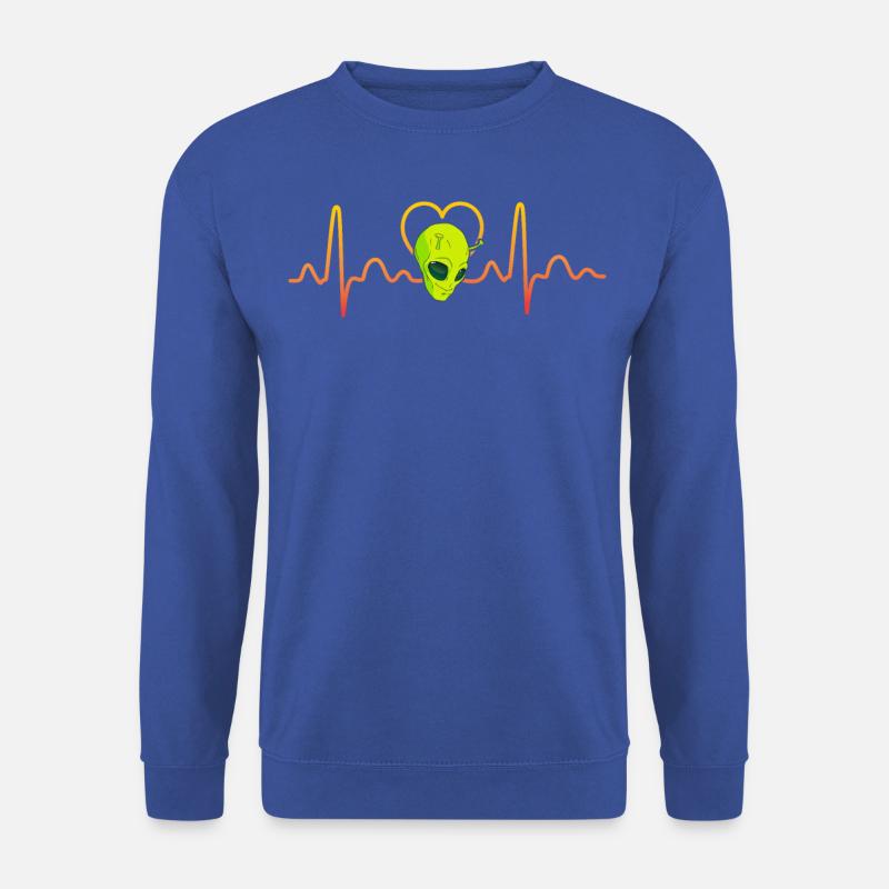 Alien Herzschlag - Unisex Pullover - Royalblau