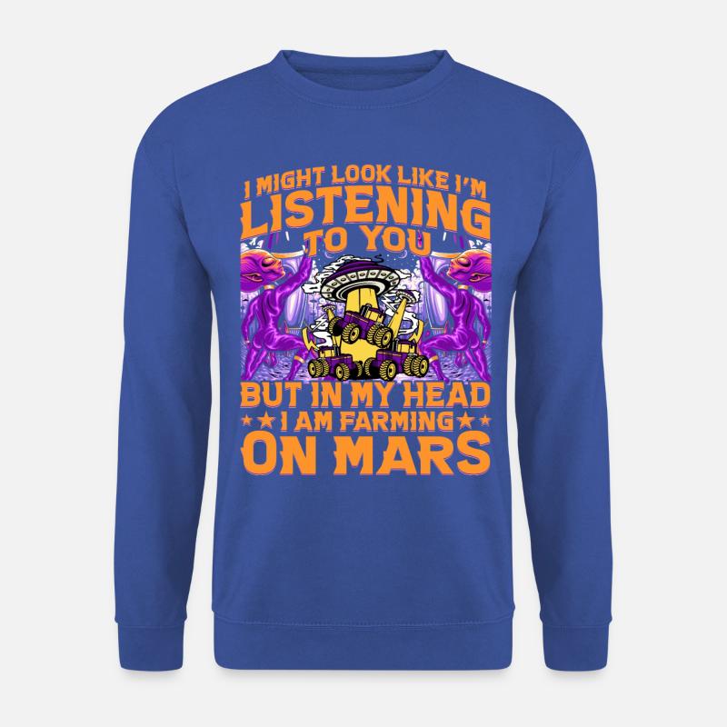 Alien Lustige Sprüche - Unisex Pullover - Royalblau