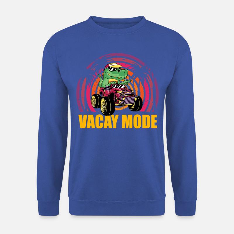 Dinosaurier Vacay Mode - Unisex Pullover - Royalblau