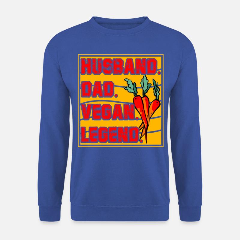 Husband Dad Vegan Legend - Unisex Sweatshirt - royal blue