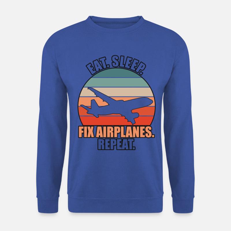 Fix Airplanes - Unisex Pullover - Royalblau