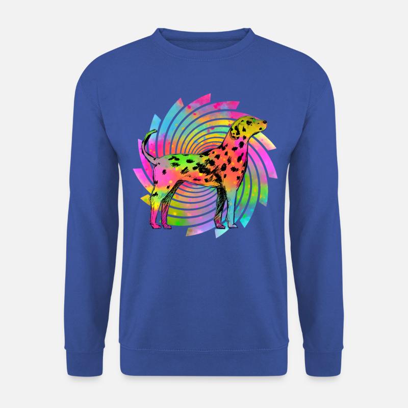 Dalmatiner Retro - Unisex Pullover - Royalblau