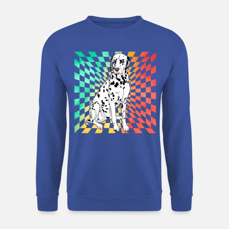 Dalmatiner Retro - Unisex Pullover - Royalblau