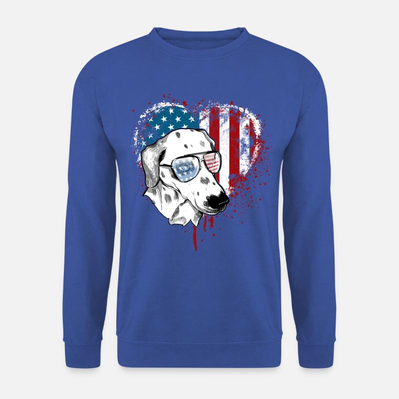 Dalmatiner USA - Unisex Pullover - Royalblau