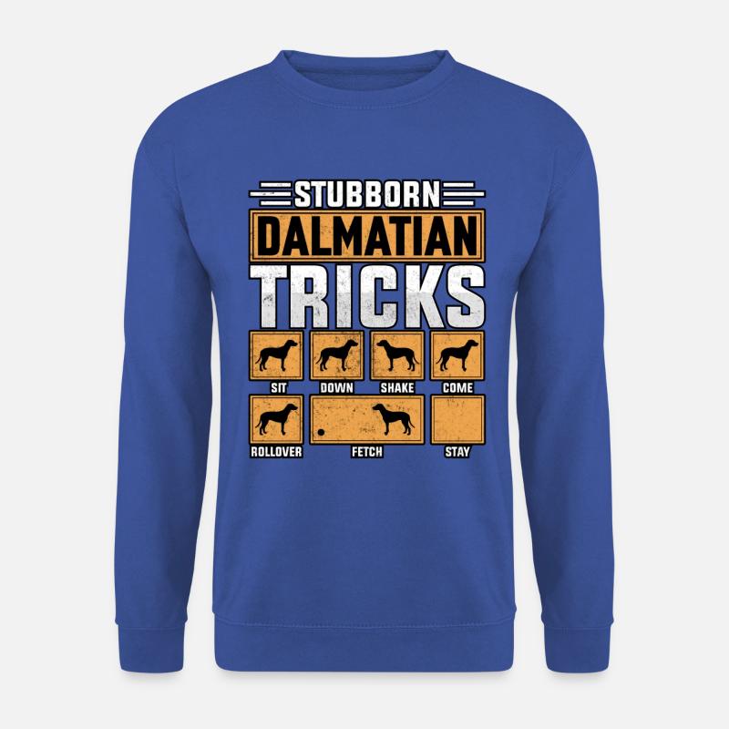 Stubborn Dalmatian Tricks - Unisex Pullover - Royalblau