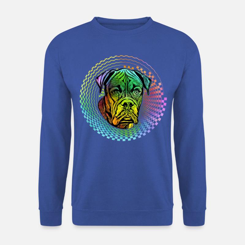 Boxer Retro - Unisex Sweatshirt - royal blue