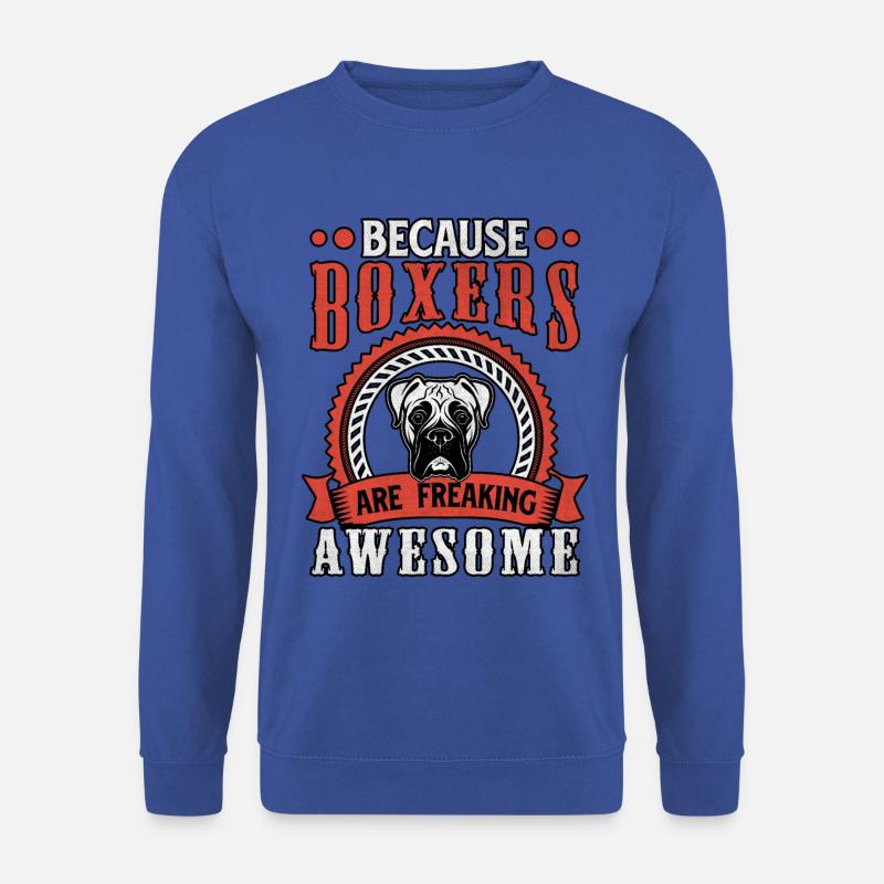 Because boxers are freaking awesome - Unisex Pullover - Royalblau