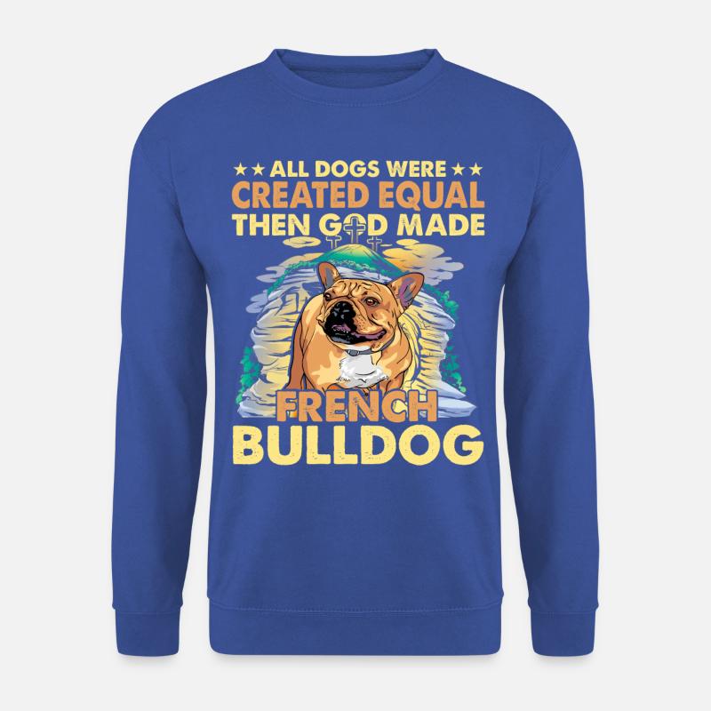 French Bulldog Funny Language - Unisex Sweatshirt - royal blue