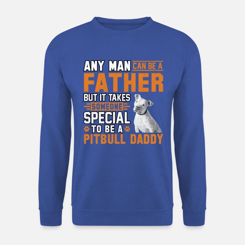 Pitbull Daddy Father - Unisex Pullover - Royalblau