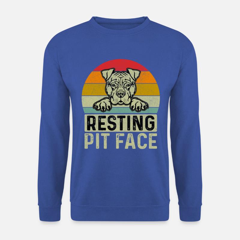 Resting Pit face - Unisex Sweatshirt - royal blue