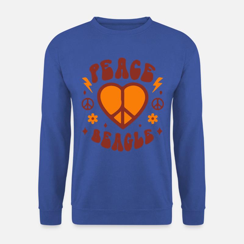 Peace love beagle - Unisex Sweatshirt - royal blue