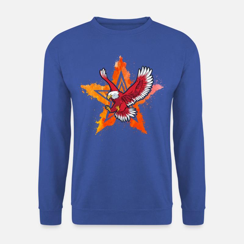 4. Juli Adler - Unisex Pullover - Royalblau