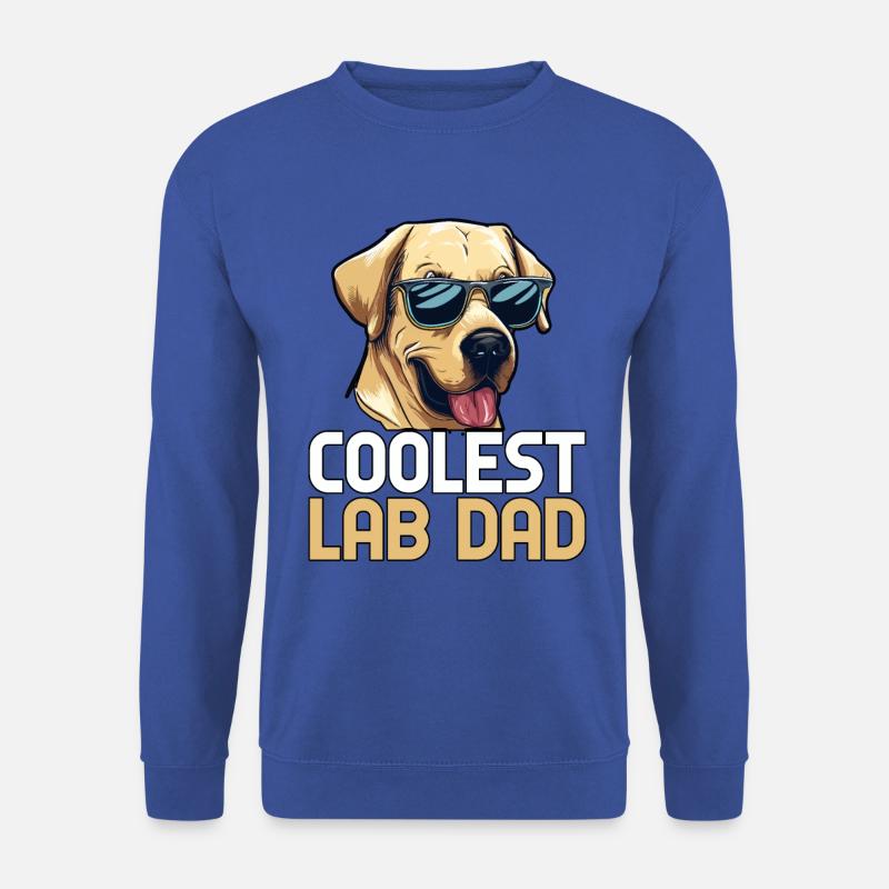 COOLEST LAB DAD - Unisex Pullover - Royalblau