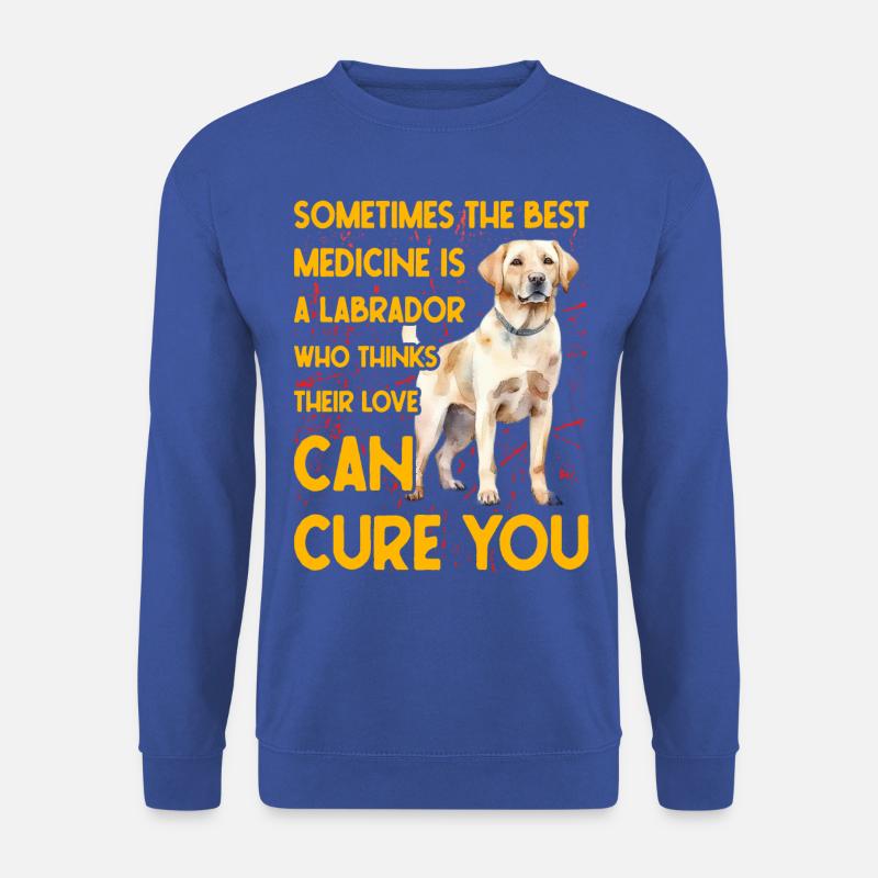 Labrador Lustiger Spruch - Unisex Pullover - Royalblau