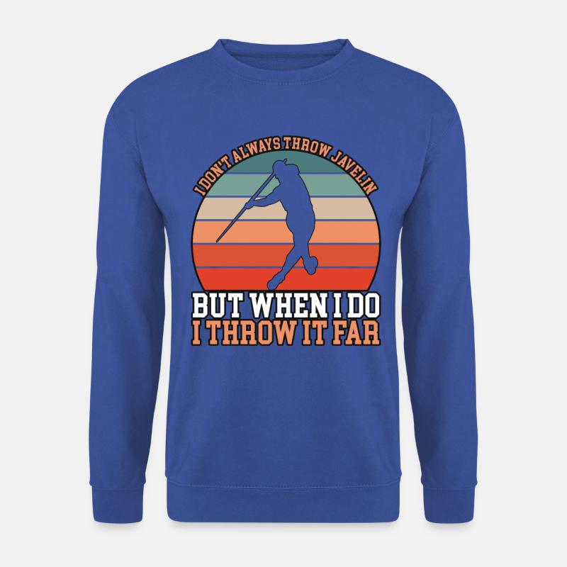 Speerwerfen - Unisex Pullover - Royalblau