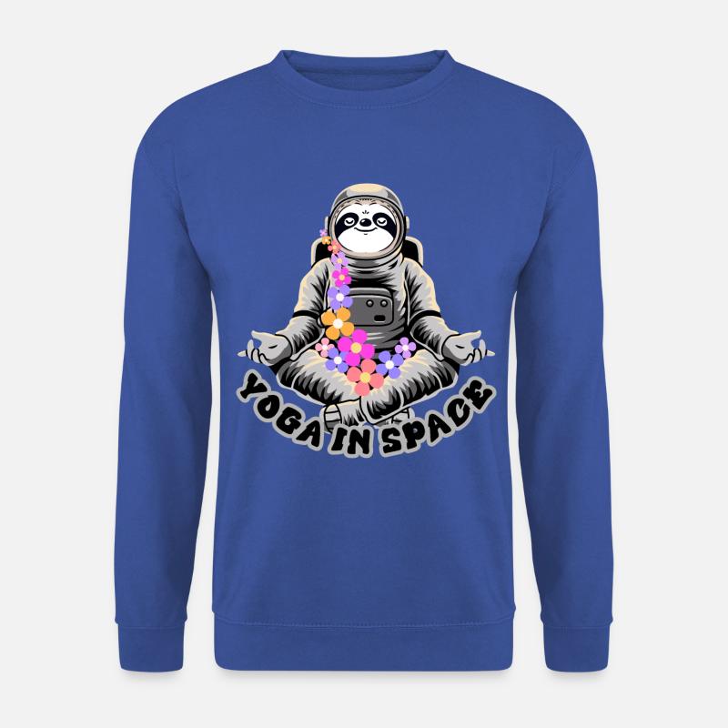 Yoga in Space - Unisex Pullover - Royalblau