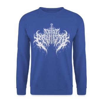 C'est pas histo Métal CLAIR - Sweat-shirt Unisexe - bleu royal - Devant - Alina (178cm) & Michal (187cm)